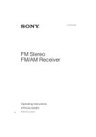 Sony STR-DA1500ES - Owners Manual